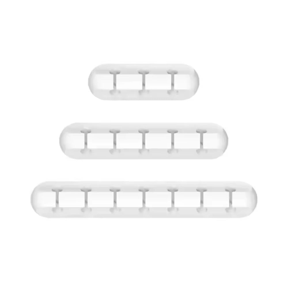 Cable Cord Wire Organizer Silicone USB Cable Winder Management Clips Self Adhesive for Mouse Keyboard Headset for Iphone Huawei