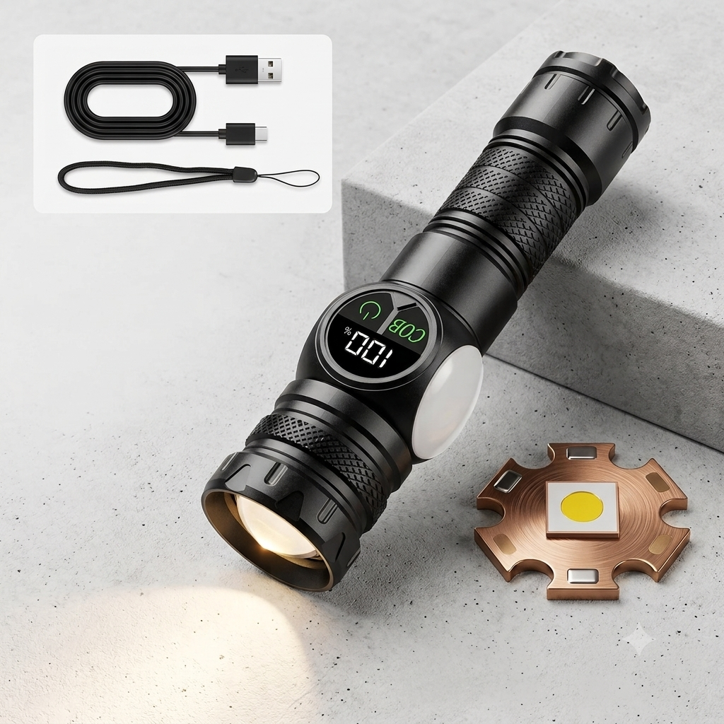High Strong Power LED Flashlight